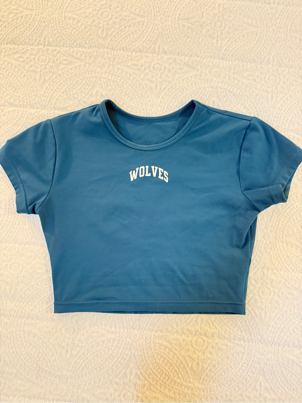 Darc Sport Wolves Blue Crop Short Sleeve